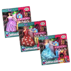 Princess Fashion Doll with Accessories 28cm, Assorted